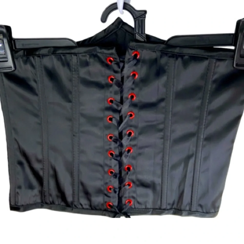 AMSCAN Day of the Dead Waist Cincher Corset Halloween Sz Adult Standard - Picture 3 of 8